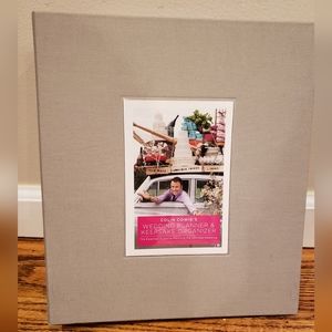 Modern Wedding Planner & Keepsake Organizer w/ dividers & vintage wedding books